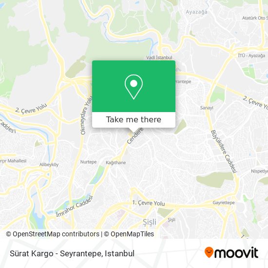 Sürat Kargo - Seyrantepe map