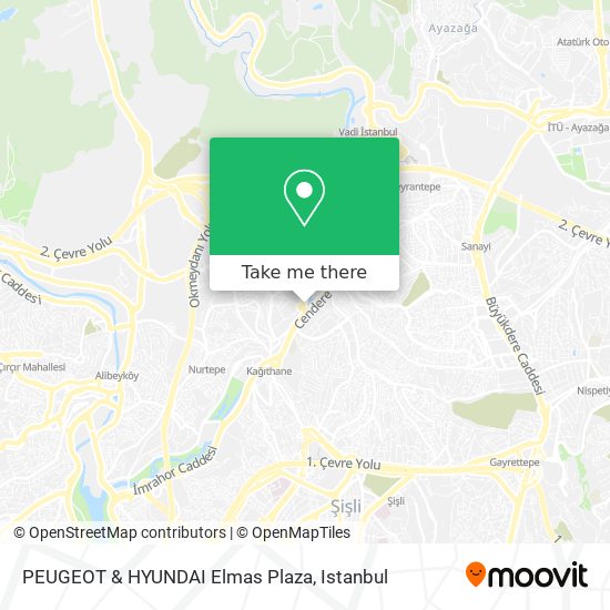 PEUGEOT & HYUNDAI Elmas Plaza map