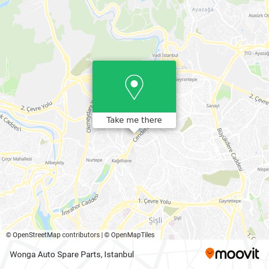 Wonga Auto Spare Parts map