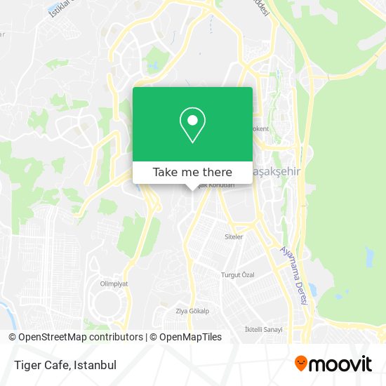 Tiger Cafe map