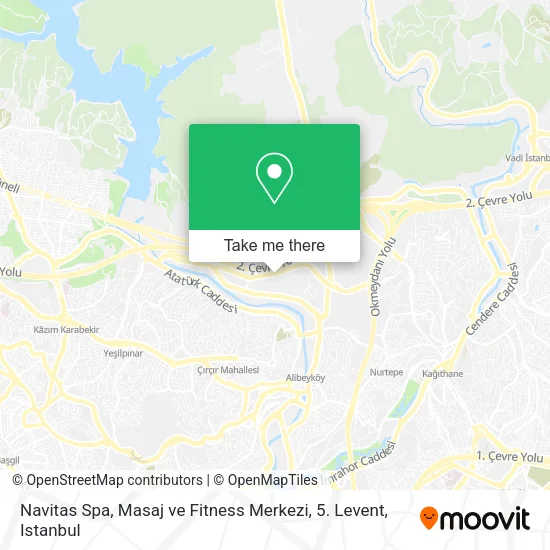 Navitas Spa, Masaj ve Fitness Merkezi, 5. Levent map