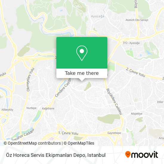 Öz Horeca Servis Ekipmanları Depo map