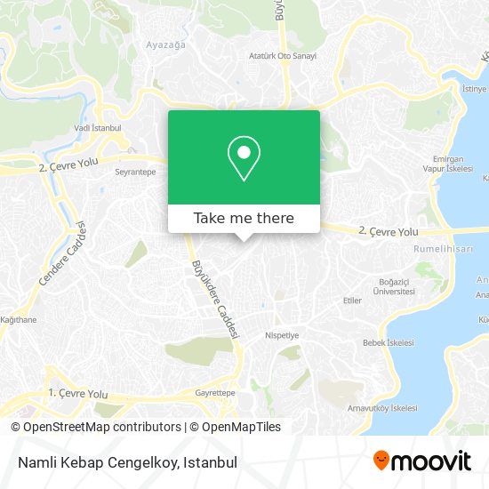 Namli Kebap Cengelkoy map