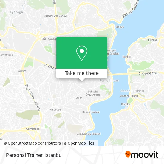 Personal Trainer map