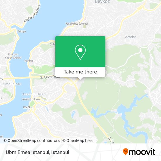 Ubm Emea Istanbul map