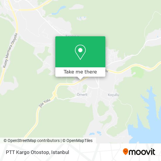 PTT Kargo Otostop map