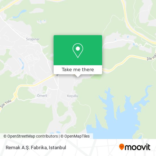 Remak A.Ş. Fabrika map