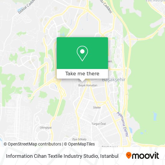 Information Cihan Textile Industry Studio map