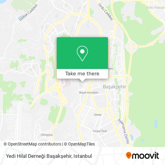 Yedi Hilal Derneği Başakşehir map