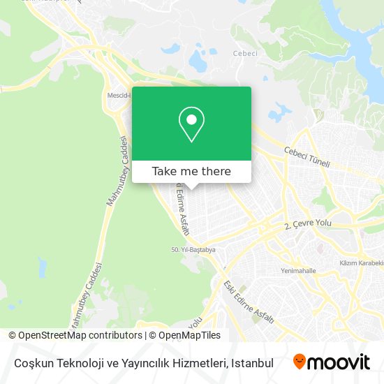 Coşkun Teknoloji ve Yayıncılık Hizmetleri map