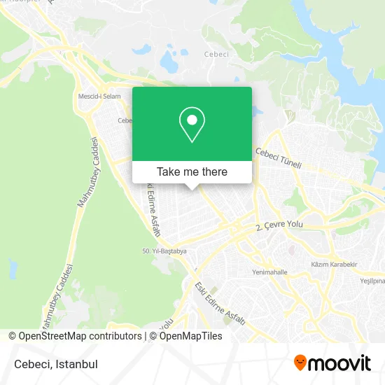 Cebeci map