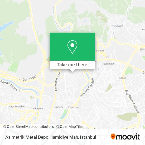 Asimetrik Metal Depo Hamidiye Mah map