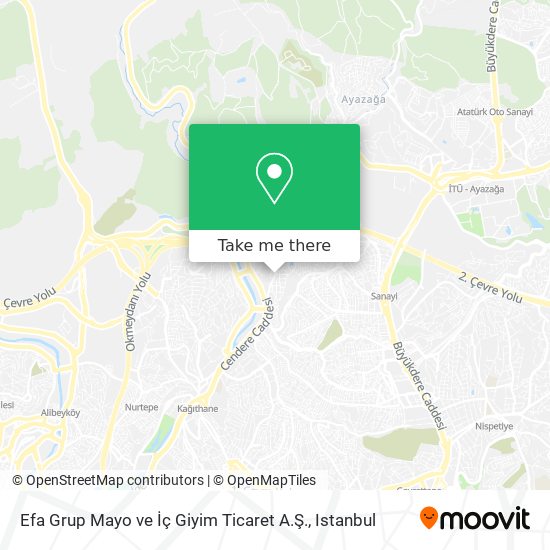 Efa Grup Mayo ve İç Giyim Ticaret A.Ş. map