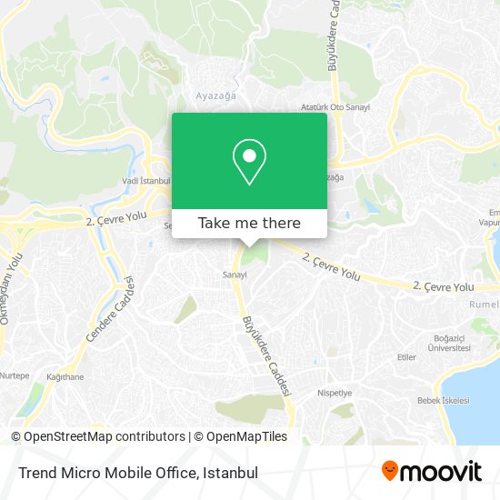 Trend Micro Mobile Office map