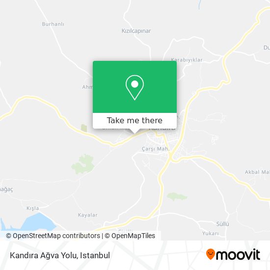 Kandıra Ağva Yolu map