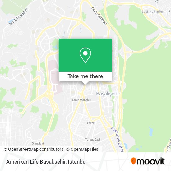 Amerikan Life Başakşehir map