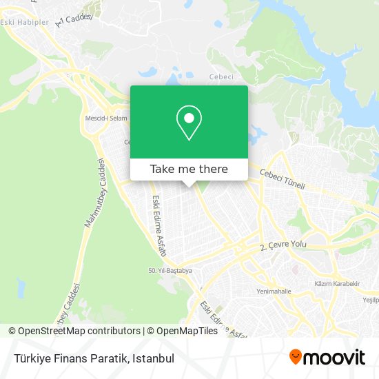 Türkiye Finans Paratik map