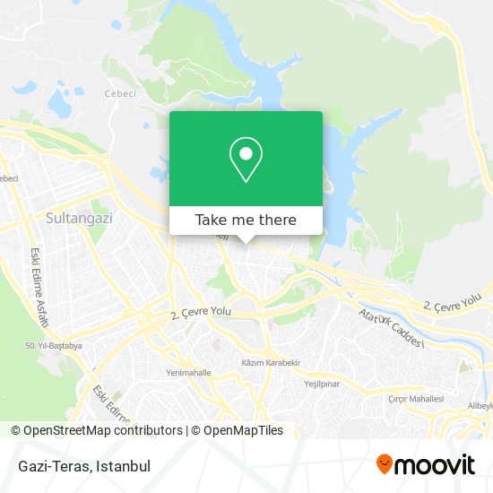 Gazi-Teras map