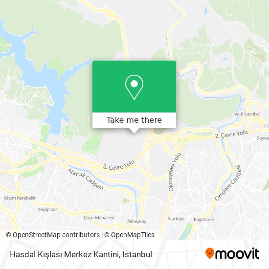 Hasdal Kışlası Merkez Kantini map