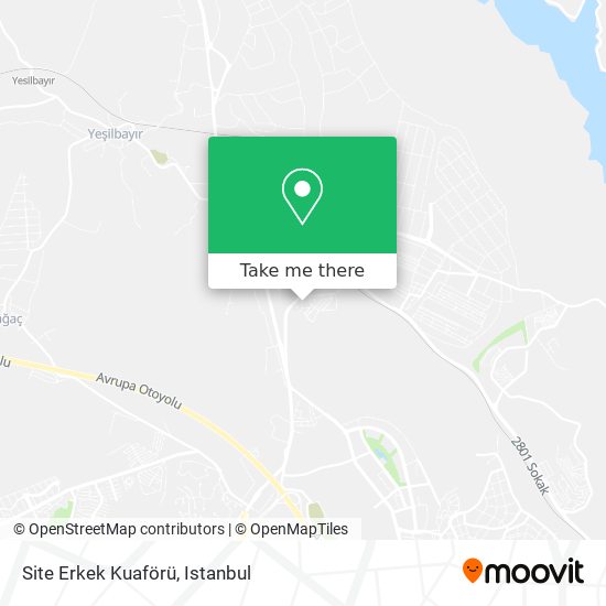 Site Erkek Kuaförü map