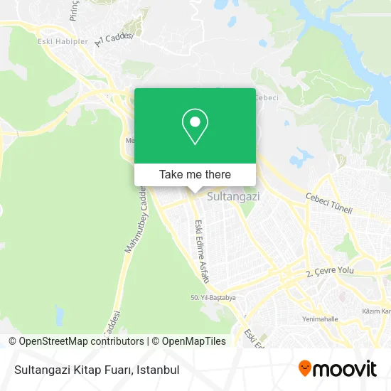 Sultangazi Kitap Fuarı map