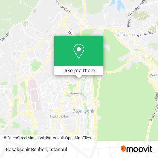 Başakşehir Rehberi map