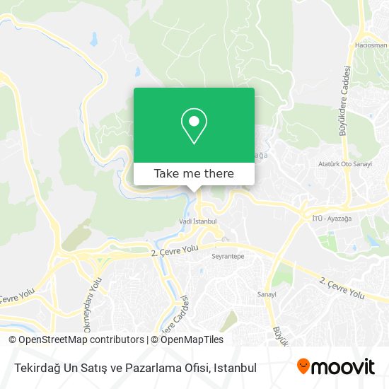 Tekirdağ Un Satış ve Pazarlama Ofisi map