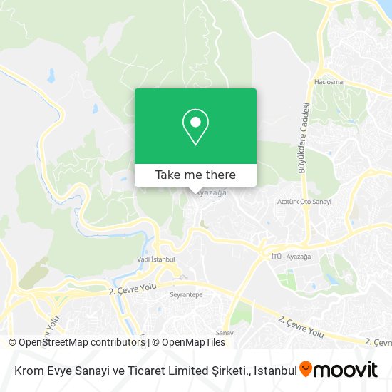 Krom Evye Sanayi ve Ticaret Limited Şirketi. map