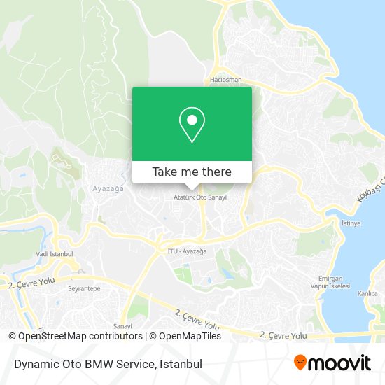 Dynamic Oto BMW Service map