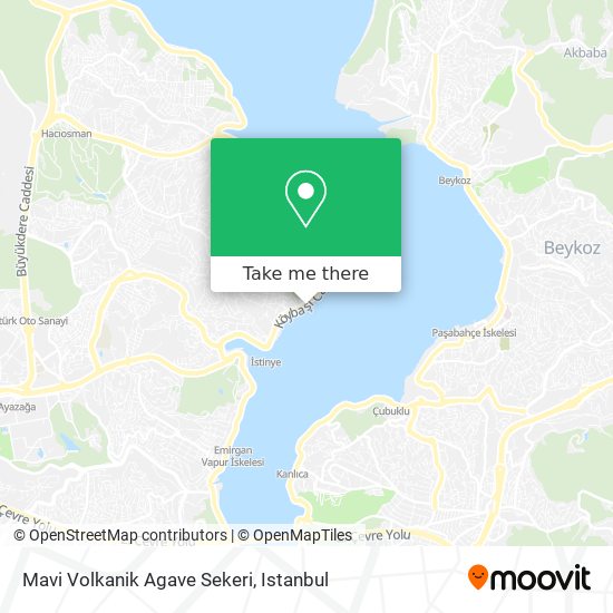 Mavi Volkanik Agave Sekeri map