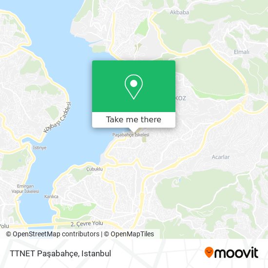 TTNET Paşabahçe map