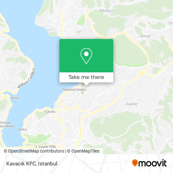 Kavacık KFC map