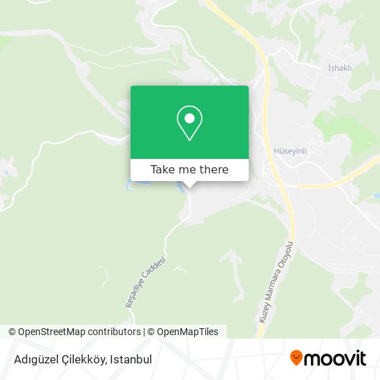 Adıgüzel Çilekköy map