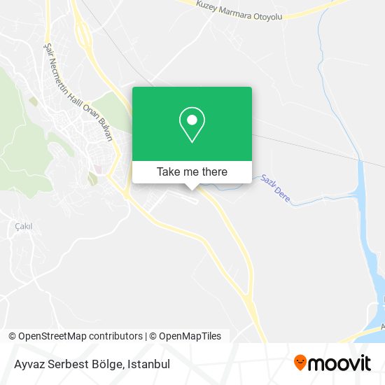 Ayvaz Serbest Bölge map