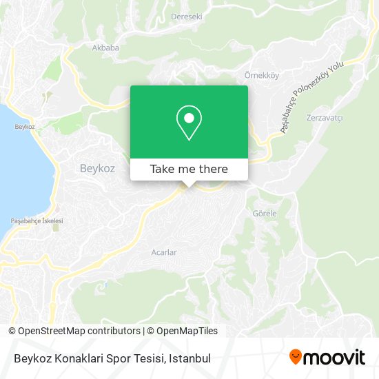 Beykoz Konaklari Spor Tesisi map