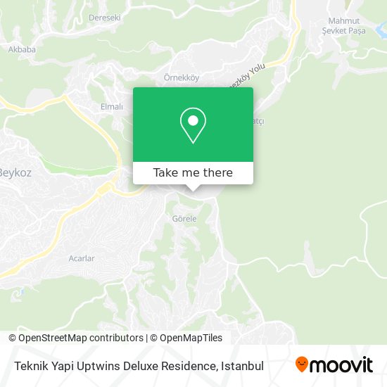 Teknik Yapi Uptwins Deluxe Residence map