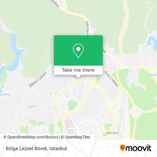 Bölge Lezzet Börek map