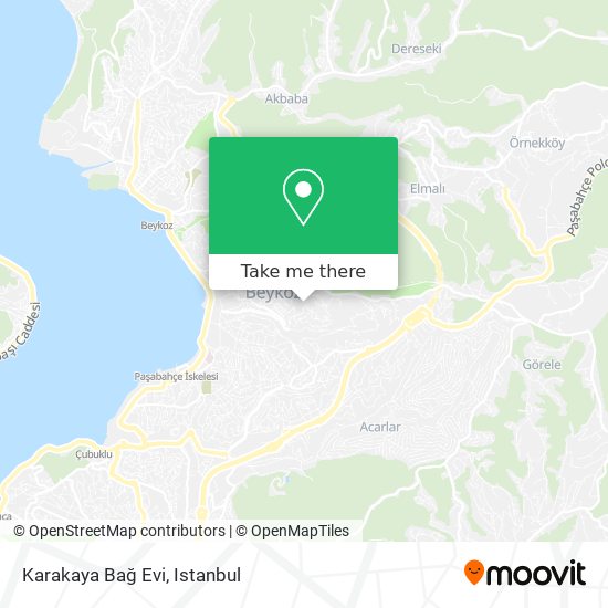 Karakaya Bağ Evi map