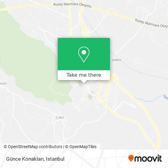 Günce Konakları map