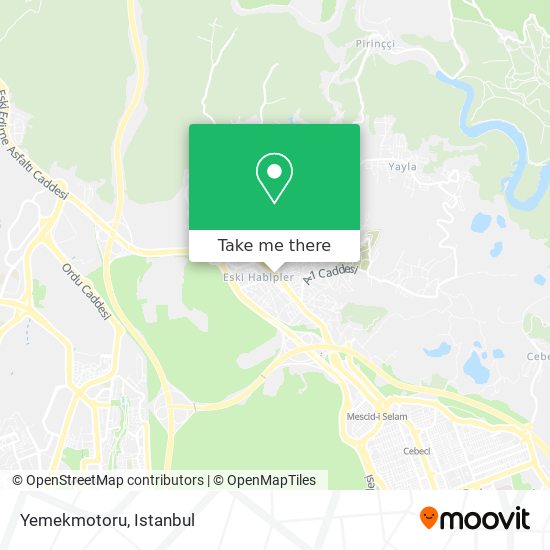 Yemekmotoru map