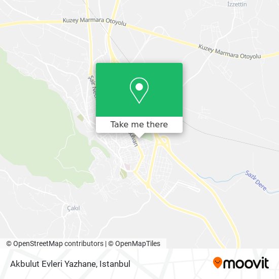 Akbulut Evleri Yazhane map