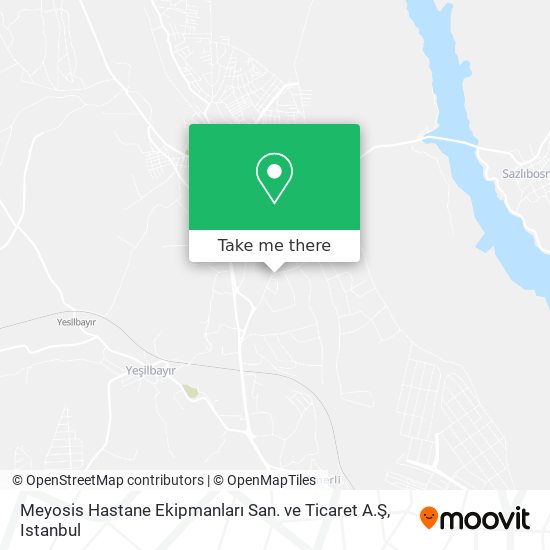 Meyosis Hastane Ekipmanları San. ve Ticaret A.Ş map