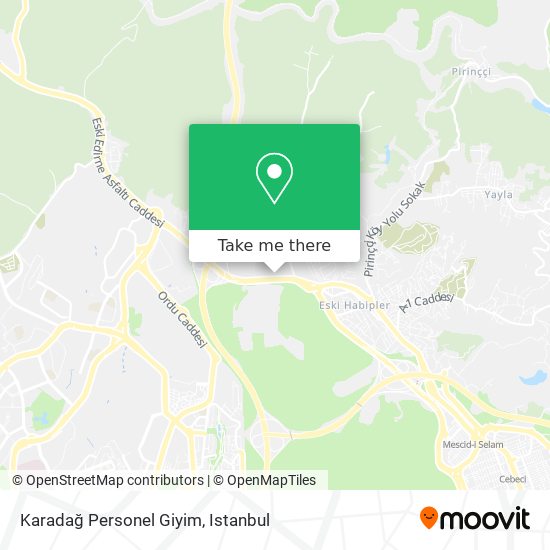 Karadağ Personel Giyim map