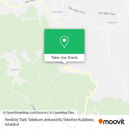 Yeniköy Türk Telekom Ankesörlü Tekefon Kulübesi map