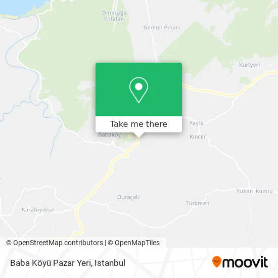 Baba Köyü Pazar Yeri map