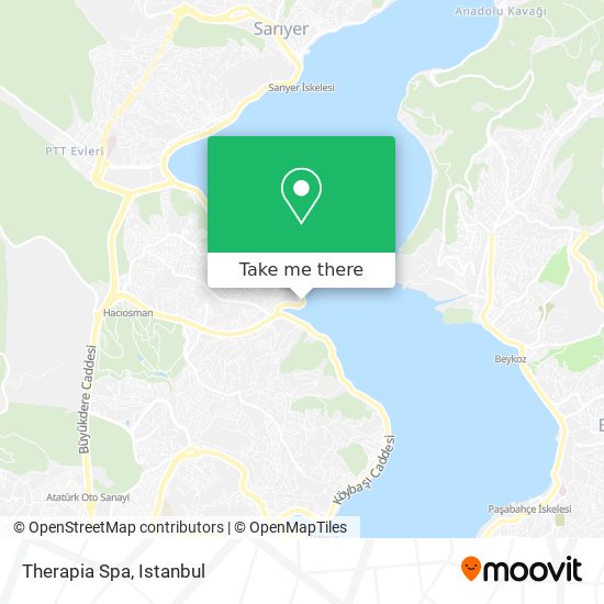 Therapia Spa map