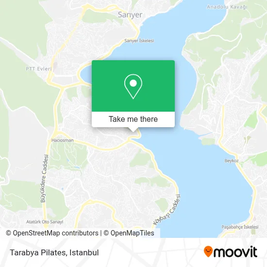 Tarabya Pilates map