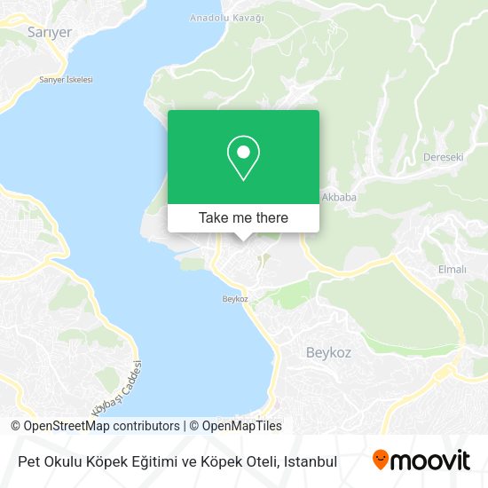 Pet Okulu Köpek Eğitimi ve Köpek Oteli map