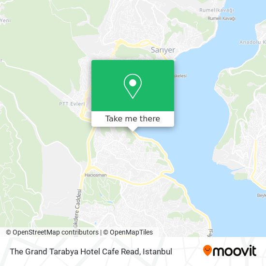 The Grand Tarabya Hotel Cafe Read map