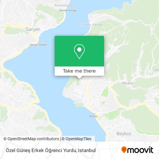 Özel Güneş Erkek Öğrenci Yurdu map